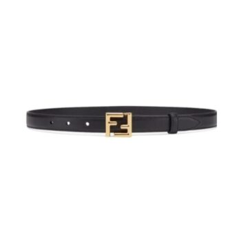 Cintura in pelle nera