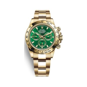 DAYTONA JOHN MAYER Oro Giallo Quadrante Verde MAI INDOSSATO Daytona