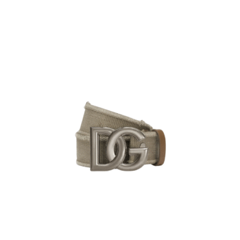 CINTURA IN NASTRO CON LOGO DG