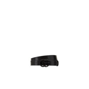 Cintura in pelle con fibbia GG 3cm