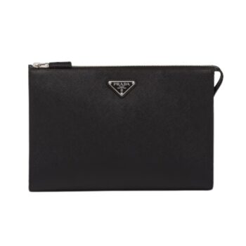 Pouch in Saffiano
