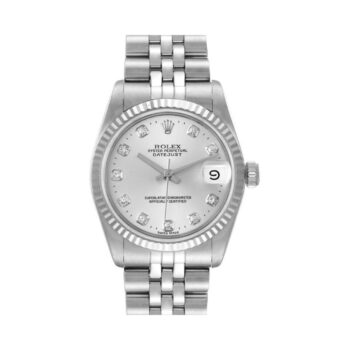 DATEJUST Silver Soleil Diamonds – Full Set DateJust