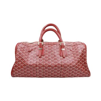 Goyard Borsa boston Goissi Croissiere in tela monogram rossa Rosso