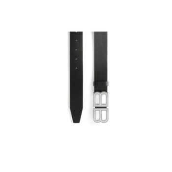 CINTURA BB HOURGLASS LARGE DA UOMO IN NERO