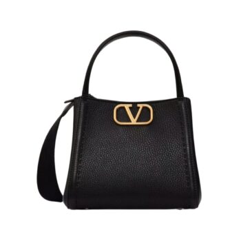 BORSA A MANO PICCOLA VALENTINO GARAVANI ALLTIME IN VITELLO GRANATO