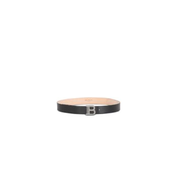 Cintura B in pelle liscia