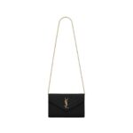 POCHETTE CON CATENA CASSANDRE CLASSICA IN PELLE GRAIN DE POUDRE