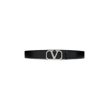 CINTURA VLOGO SIGNATURE IN VITELLO 40 MM