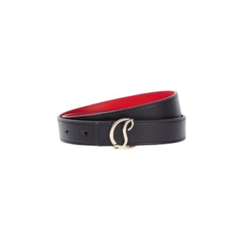 Cintura CL Logo in pelle