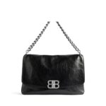 BORSA FLAP BB SOFT GRANDE DA DONNA IN NERO