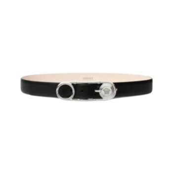 SAFETY PIN CINTURA IN PELLE 3 CM
