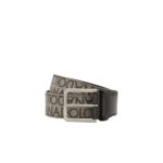 CINTURA IN JACQUARD E PELLE DI VITELLO