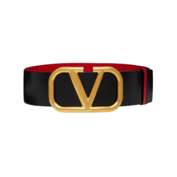 CINTURA REVERSIBILE VLOGO SIGNATURE IN VITELLO LUCIDO 70 MM