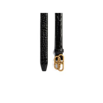 CINTURA BB THIN DA DONNA IN NERO