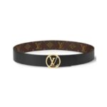 Cintura LV Circle 35 mm reversibile