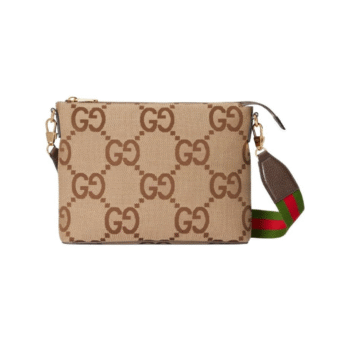 BORSA A TRACOLLA IN TESSUTO JUMBO GG